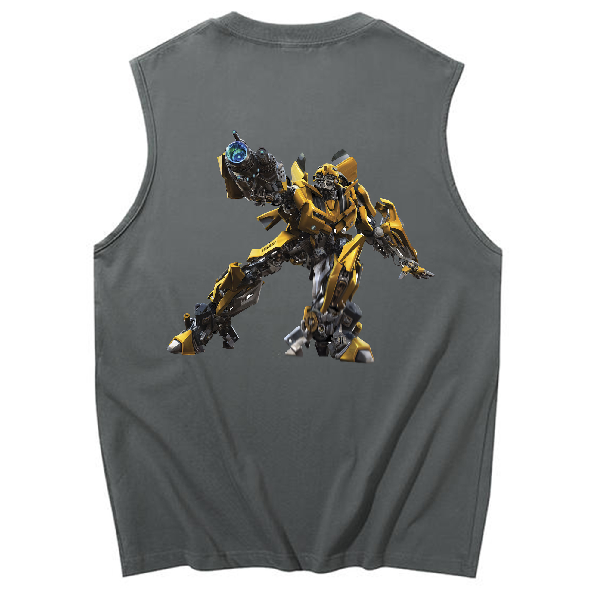 （画像用） Transformers トランスフォーマー コットン100％タンクトップ（背面プリント）